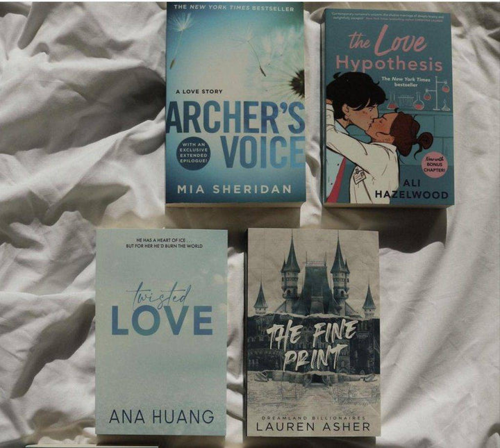 Archer's Voice + The hypothesis + Twisted love + The fine print (4 books set)