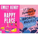 Happy Place by Emily Henry + The summer of broken rules by K.L. Walther