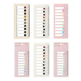 Multi-coloured sticky note - doted (100 Pcs/Pack)