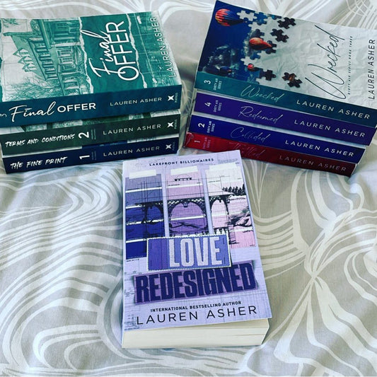 Lauren Asher's books combo - Dreamland Billionaire + Dirty air series + Love Redesigned