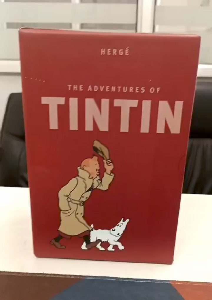 The Adventures of Tintin (8 books box set, Hardcover)
