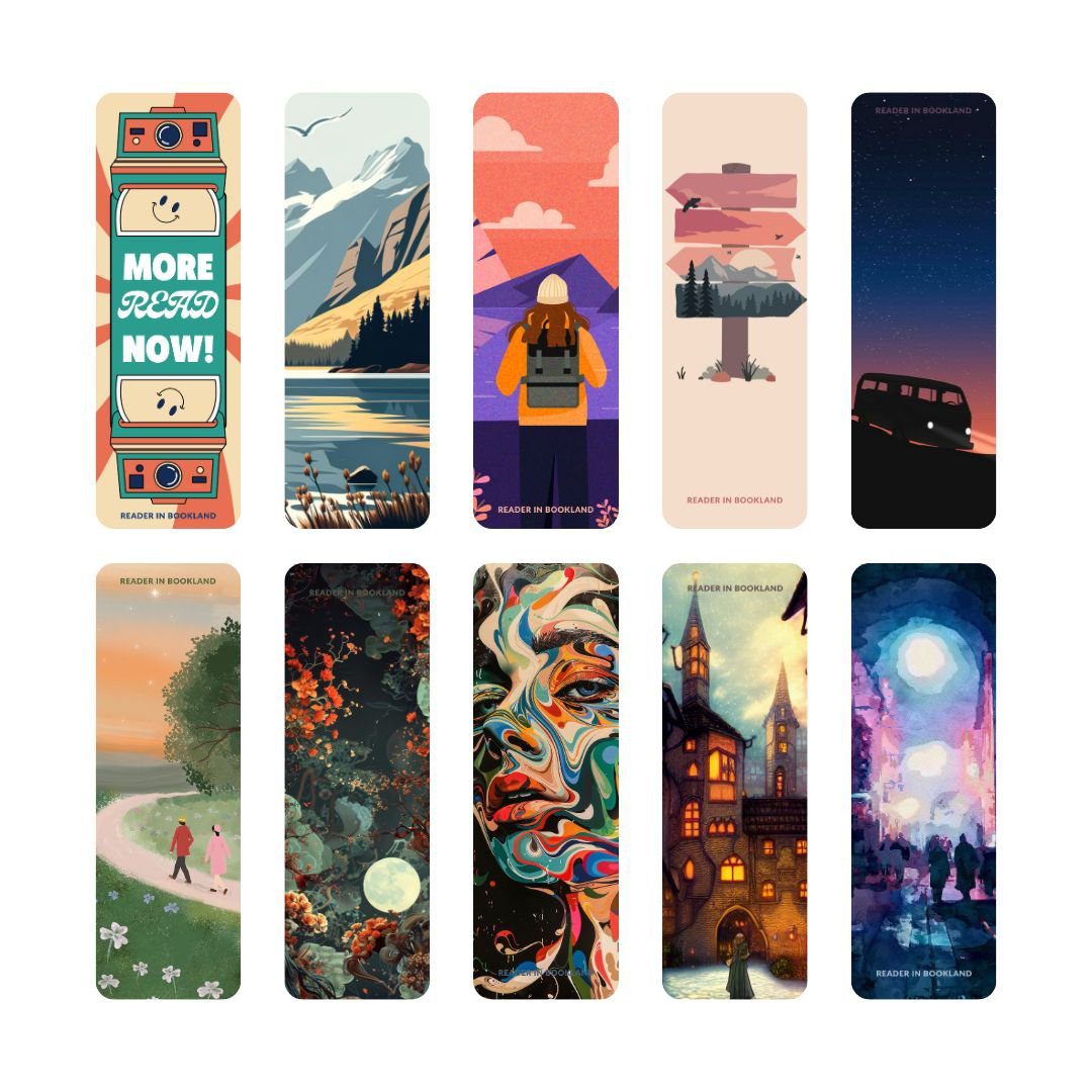 10 Different Designs Bookmarks