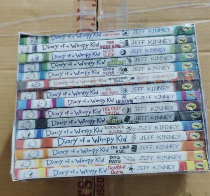 Diary of Wimpy Kid - Box of 15 Books - 15 Books Set