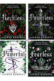 Powerless series by Lauren Roberts (Powerless + Reckless + Powerful + Fearless) Premium Quality