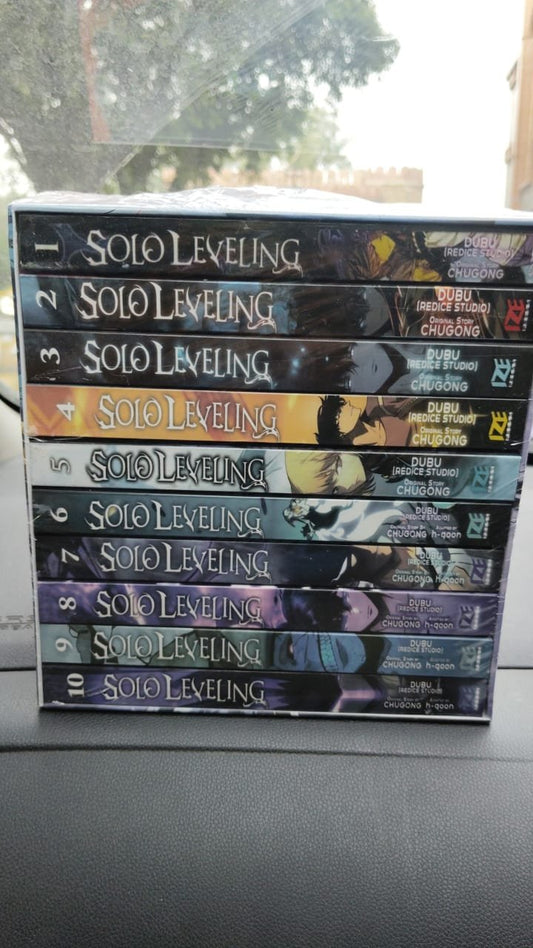 Solo Leveling Manga Box Set (Volumes 1–10) by Chugong &amp; DUBU (REDICE Studio