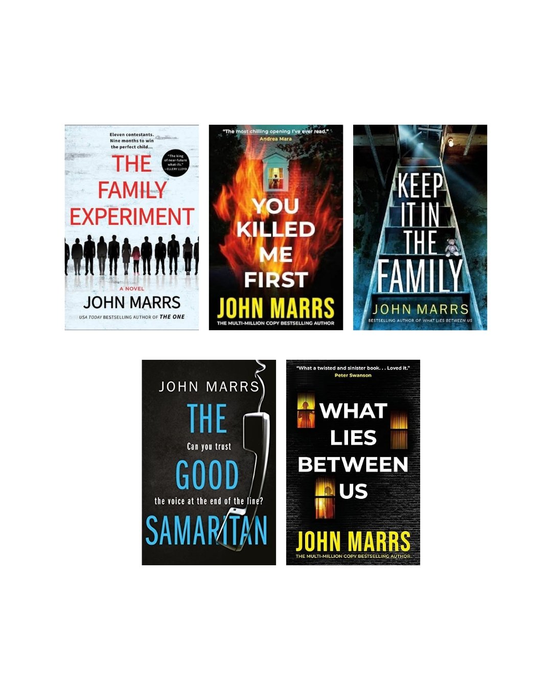 John Marrs Thriller Book Combo (5 Books) | Cash on Delivery | Free Bookmarks