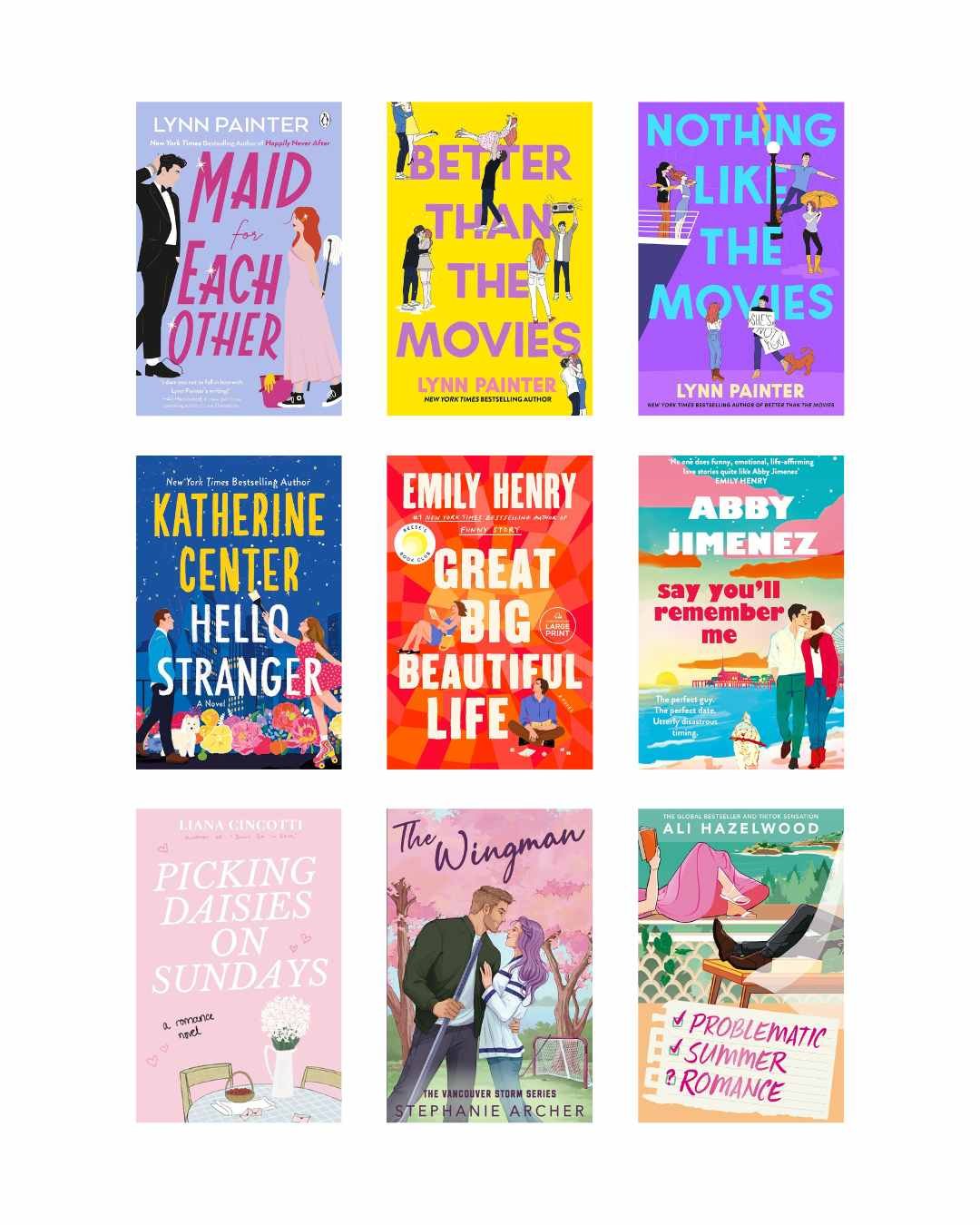 Best Cozy Rom-Com Collection: 9 Paperback Books | Cash on Delivery | Free Bookmarks