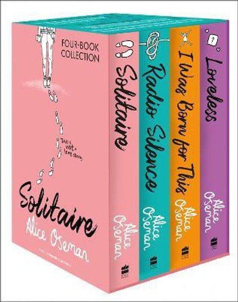 Alice Oseman Four-Book Collection Box Set: Solitaire, Radio Silence, I Was Born for This, Loveless