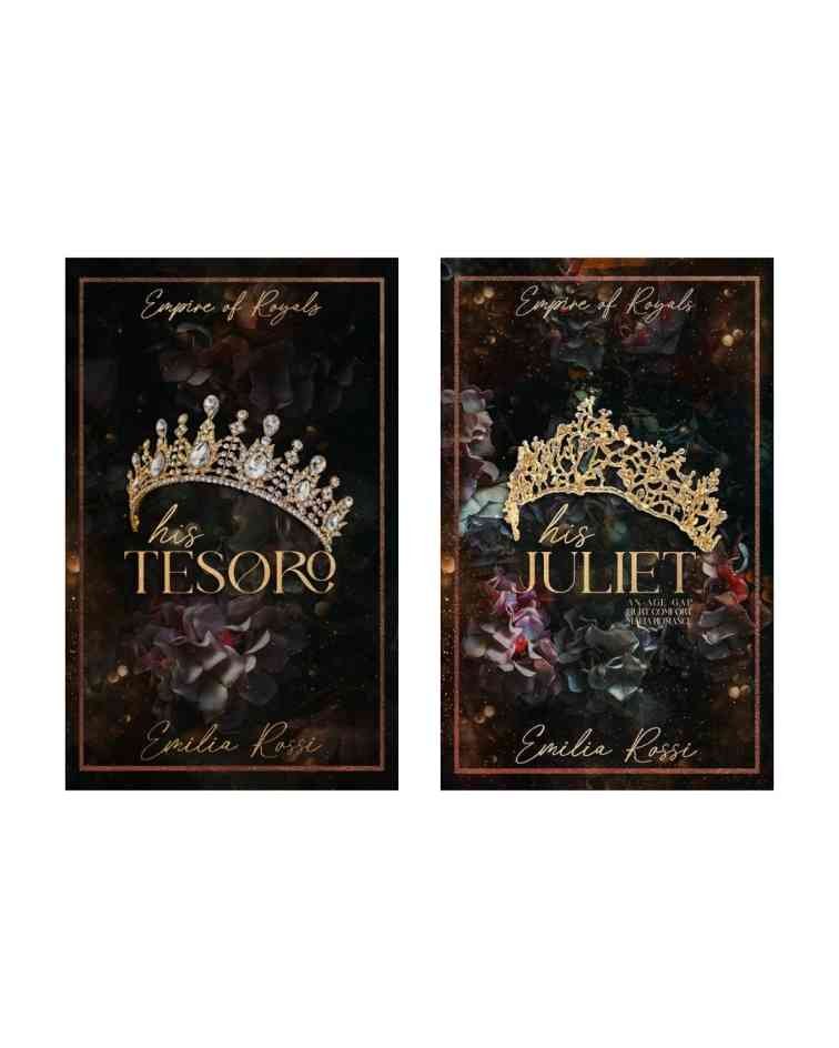 Empire of Royals Series by Emilia Rossi (His Tesoro &amp; His Juliet) | Paperback