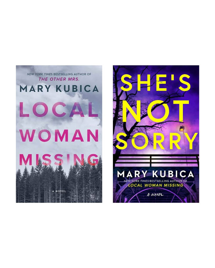 Mary Kubica Thriller Combo (Local Woman Missing &amp; She’s Not Sorry) | Cash on Delivery | Free Bookmarks