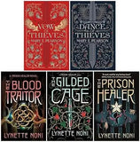 Dance of Thieves Duology &amp; The Prison Healer Trilogy (Set of 5 Books) by Mary E. Pearson and Lynette Noni | Fantasy Romance Series | Paperback Set