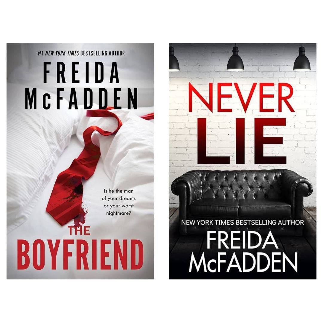 The Boyfriend + Never Lie by Freida McFadden (2 books combo)