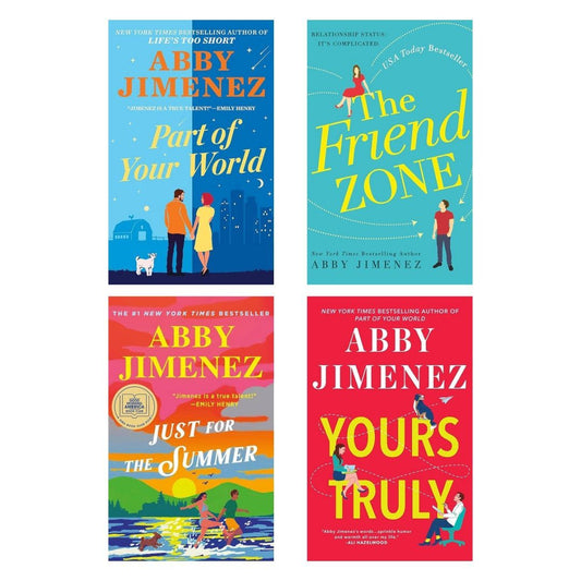 Abby Jimenez 4 Books Combo (Part of your World + The Friend Zone + Just for the summer + Yours Truly)