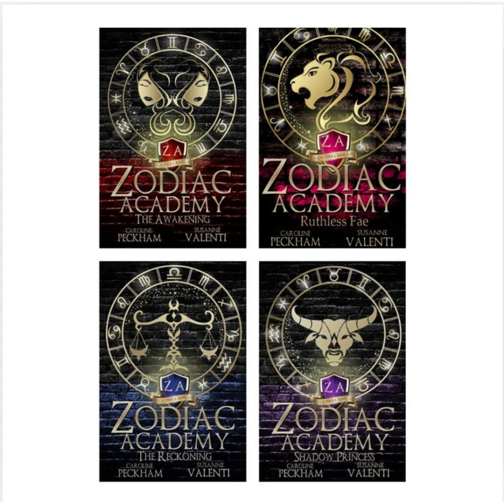 Zodiac Academy (The Awakening + Ruthless Fae + The Reckoning + Shadow Princess) Caroline Peckham &amp; Susanne Valenti