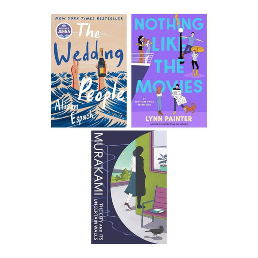 The Wedding People + Nothing Like Movies + The City and its uncertain walls (3 Books combo, Multiple Authors)