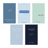 When he leaves you + The Word I wish I said + Dear self + Please love me at my worst + You'll come back to yourself (5 poetry books combo)