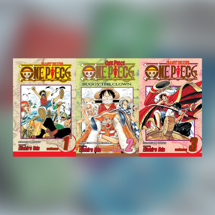 One Piece Volume 1, 2 & 3 (English, Paperback)