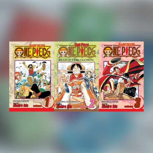 One Piece Volume 1, 2 & 3 (English, Paperback)