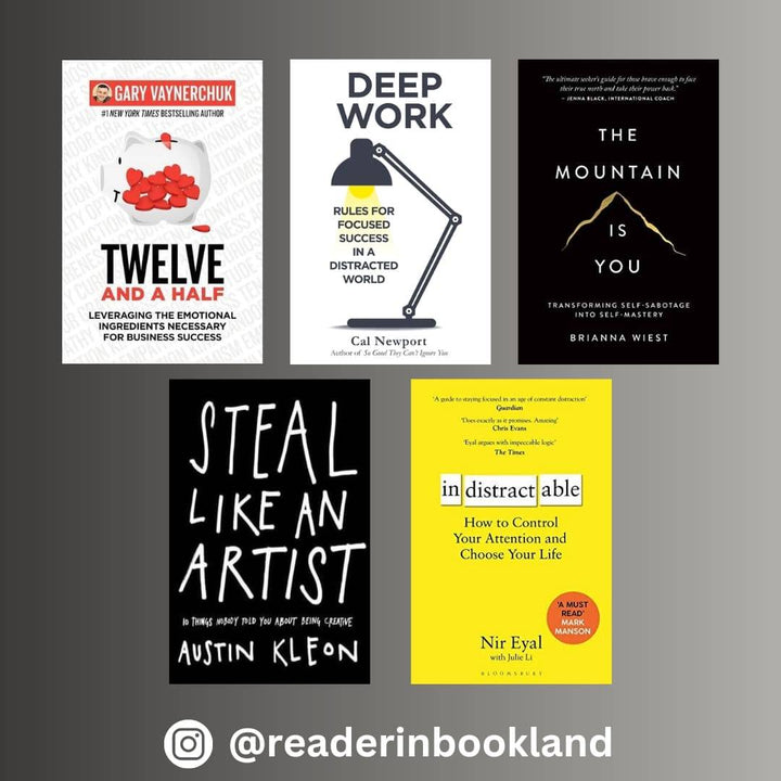 5 Self help books combo (Multiple Authors, English, Paperback)