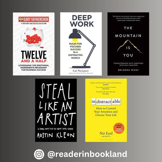 5 Self help books combo (Multiple Authors, English, Paperback)