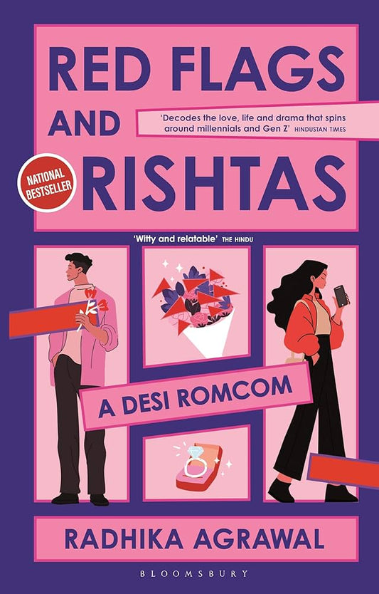 Red Flags and Rishtas by Radhika Agrawal | Desi Romantic Comedy Paperback