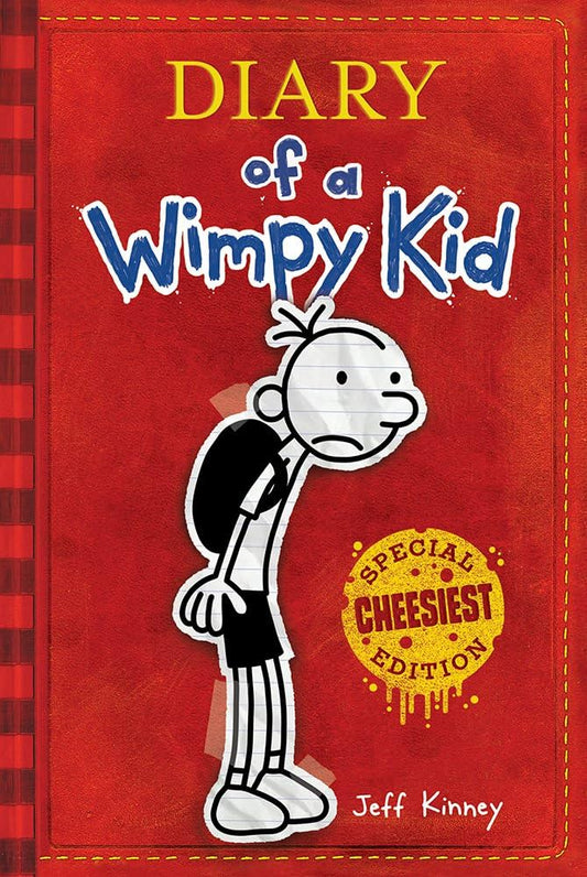 Diary of a Wimpy Kid (Book 1) – Jeff Kinney | Special Cheese-Dipped Edition | English Paperback