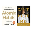 Atomic Habits + Can't Hurt Me | James Clear & David Goggins | 2-Book Self-Improvement & Motivation Combo