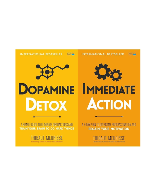 Dopamine Detox + Immediate Action – Thibaut Meurisse | 2-Book Combo