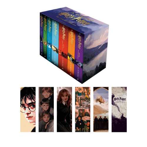 Harry Potter Complete Box Set (7 Books) – Free Bookmarks Included
