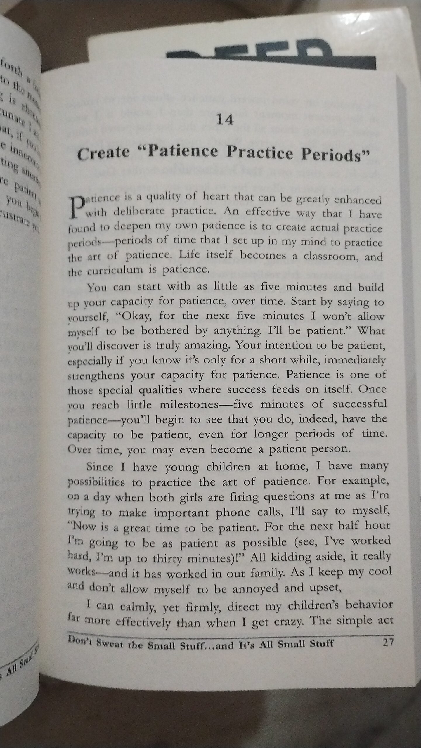 Don't Sweat the Small Stuff ... and It's All Small Stuff: Simple Ways to Keep the Little Things From Taking Over Your Life by Richard Carlson