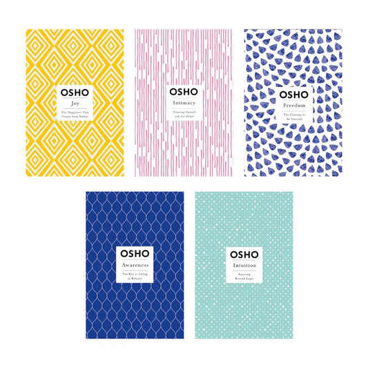 Osho 5 books combo (Joy + Intimacy + Freedom + Awareness+ Intuition)