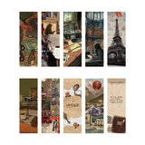 Set of 10 Retro Vintage Bookmarks for Book Lovers - Reader in Bookland