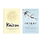 Kaizen + Ikigai | Sarah Harvey & Héctor García | 2-Book Japanese Wisdom & Self-Help Combo