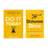 Do It Today + Dopamine Detox | Darius Foroux & Thibaut Meurisse | 2-Book Productivity & Self-Help Combo