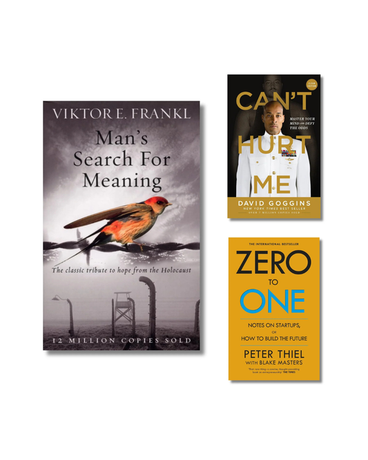 Resilience, Discipline & Success Combo | Man’s Search for Meaning + Can’t Hurt Me + Zero to One