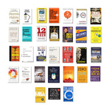 Ultimate Productivity, Self-Help & Business Book Lot (31 Titles) - Atomic Habits, Rich Dad Poor Dad, Tim Ferriss, Naval Ravikant, Matt Haig, Jordan Peterson