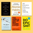 Atomic Habits + Ikigai + The Mountain Is You + 101 Essays + The Subtle Art of Not Giving a F*ck + Do Epic Shit | 6-Book Self-Help Combo