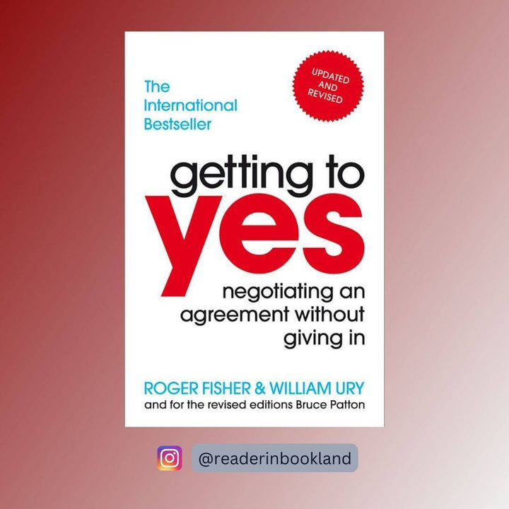 Getting to Yes Book by Roger Fisher and William Ury
