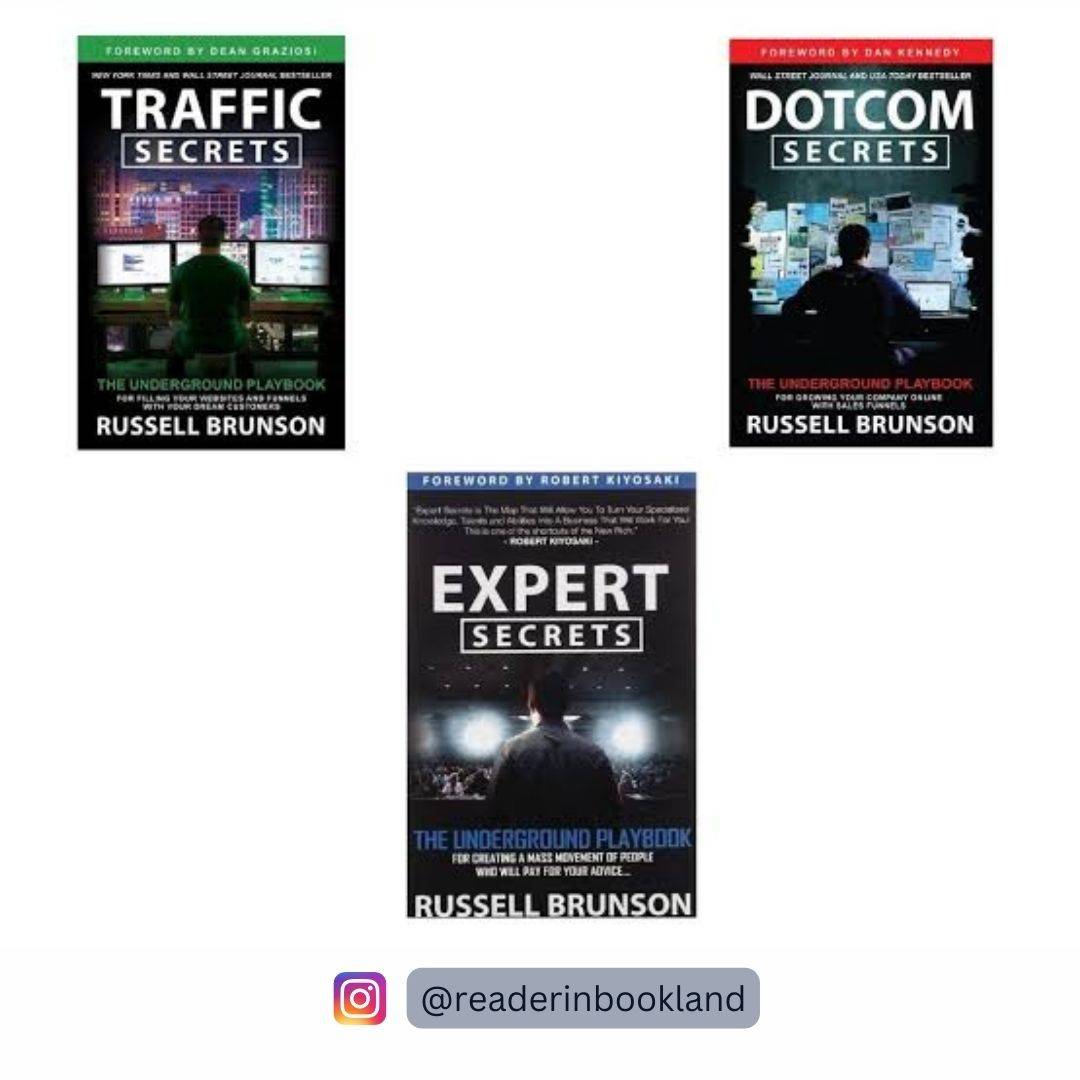 Traffic Secrets + Expert Secrets+ Dotcom Secrets by Russell Brunson