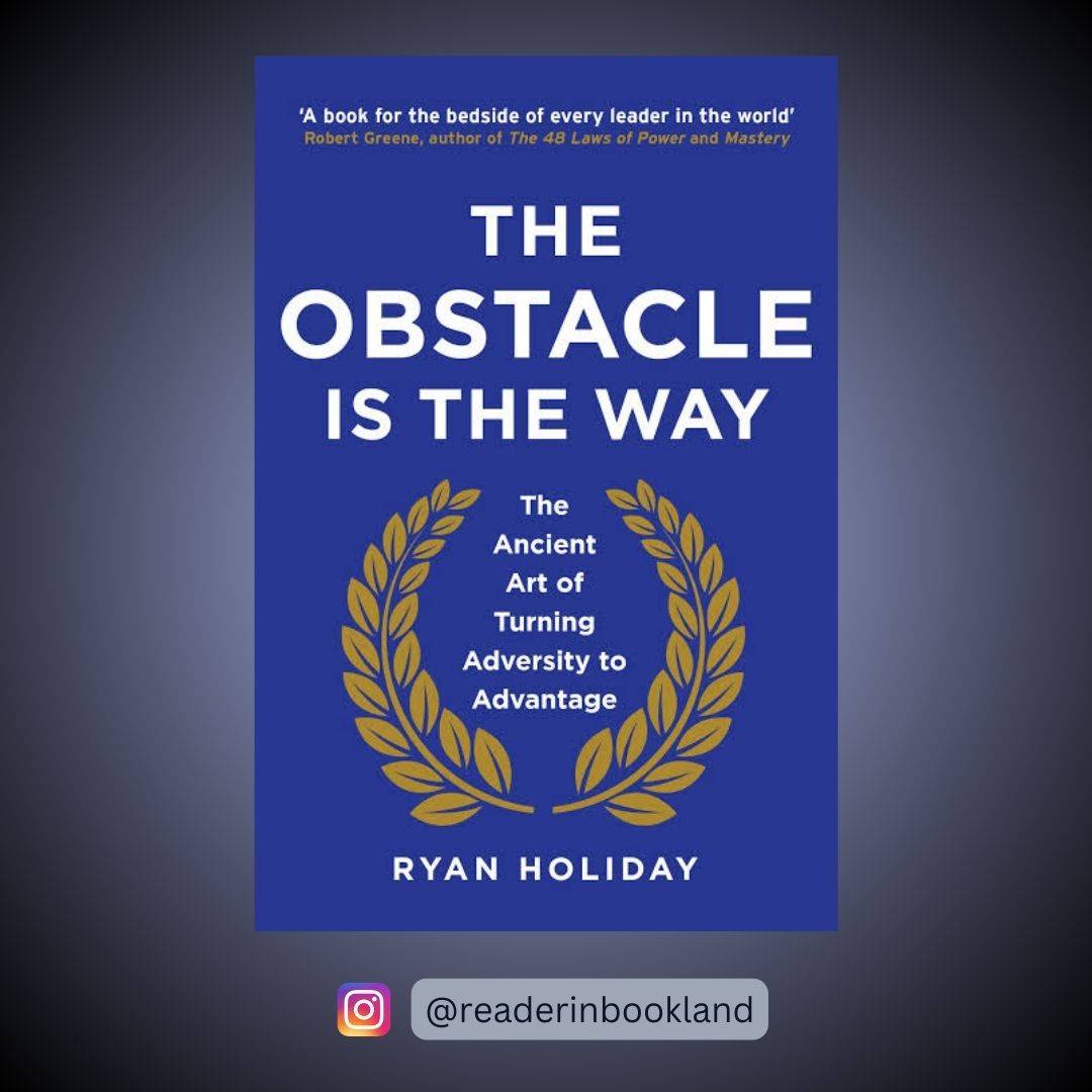 The Obstacle Is the Way Book by Ryan Holiday