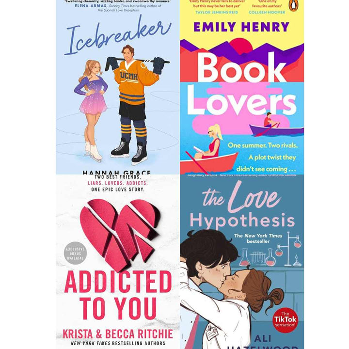 Best romantic book combo (4 books, Multiple Authors)