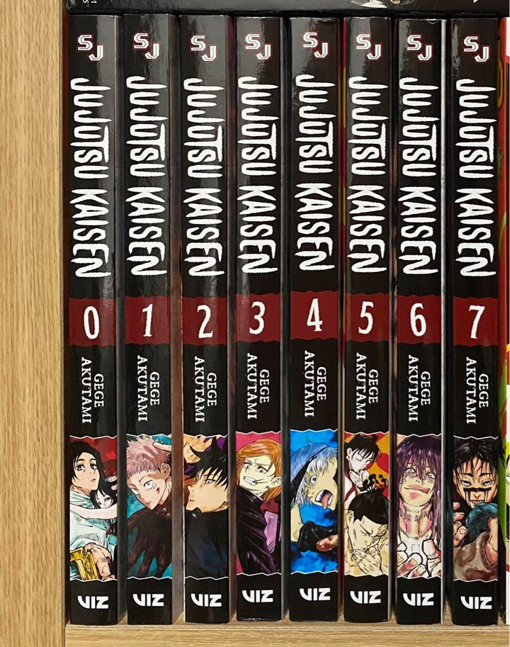 Jujutsu Kaisen Volu. 00 to 07 (8 books, Paperback)