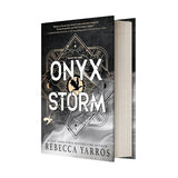 Iron Flame + Onyx Storm Hardcover Set by Rebecca Yarros – Special Edition Hardback Books – Fantasy Romance Series