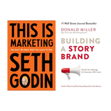 This Is Marketing + Building a StoryBrand | Seth Godin & Donald Miller | 2-Book Marketing & Branding Combo